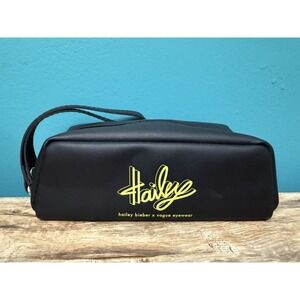 Hailey Bieber x Vogue Eyewear Case Zip Travel Pouch Black 6.5" & Cleaning Cloth